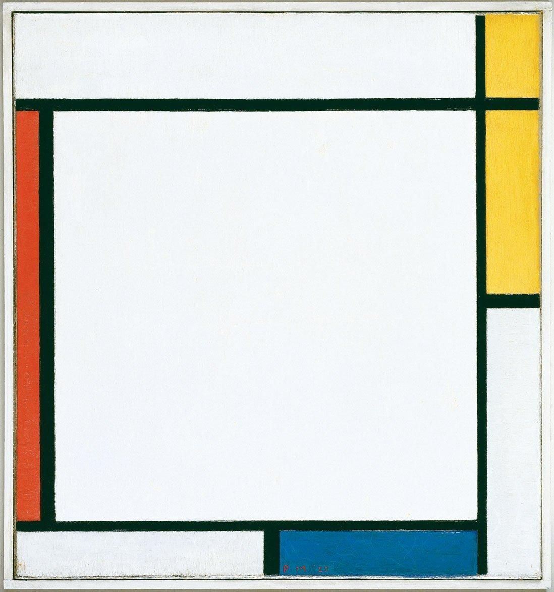 image of Composition with Red, Yellow and Blue from 1927